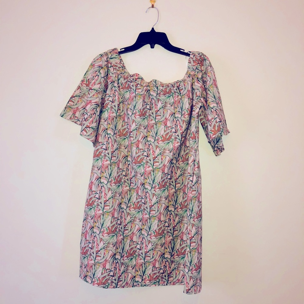 Off the shoulder baby doll dress